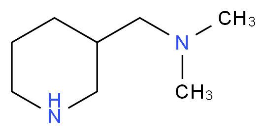 N,N-Dimethyl-1-piperidin-3-ylmethanamine_Molecular_structure_CAS_)