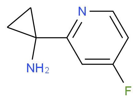 1-(4-fluoropyridin-2-yl)cyclopropanamine_Molecular_structure_CAS_1060809-45-1)