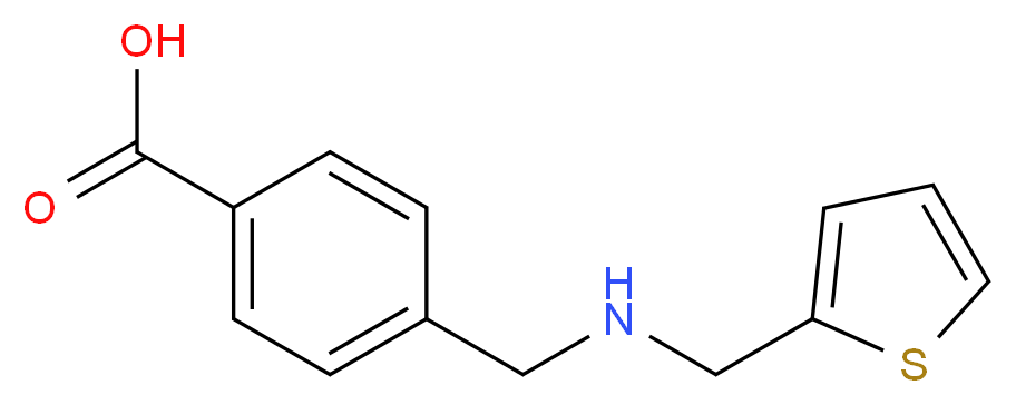 4-{[(2-thienylmethyl)amino]methyl}benzoic acid hydrochloride_Molecular_structure_CAS_775293-37-3)