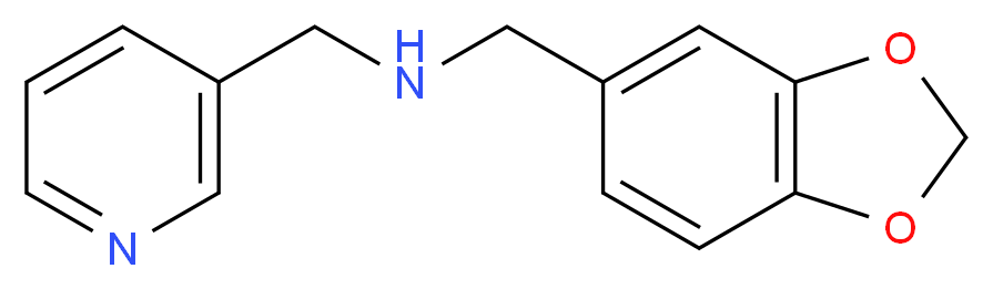 Benzo[1,3]dioxol-5-ylmethyl-pyridin-3-ylmethyl-amine_Molecular_structure_CAS_)