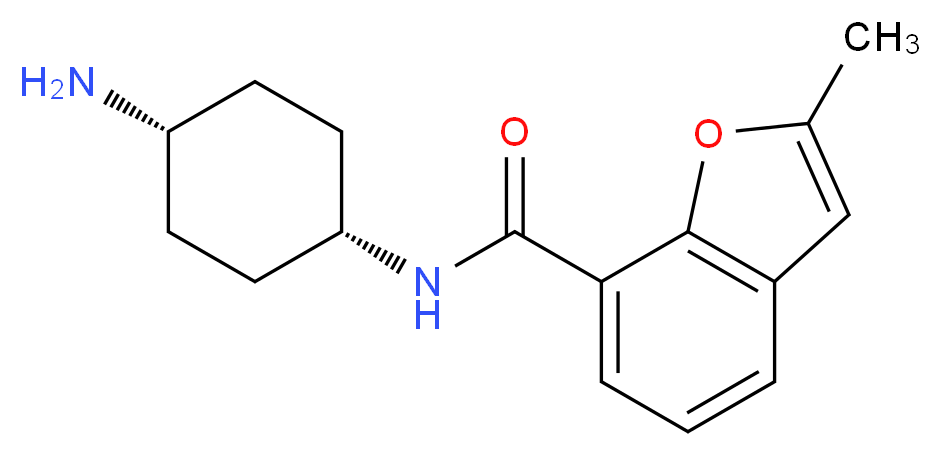 N-(cis-4-aminocyclohexyl)-2-methyl-1-benzofuran-7-carboxamide_Molecular_structure_CAS_)