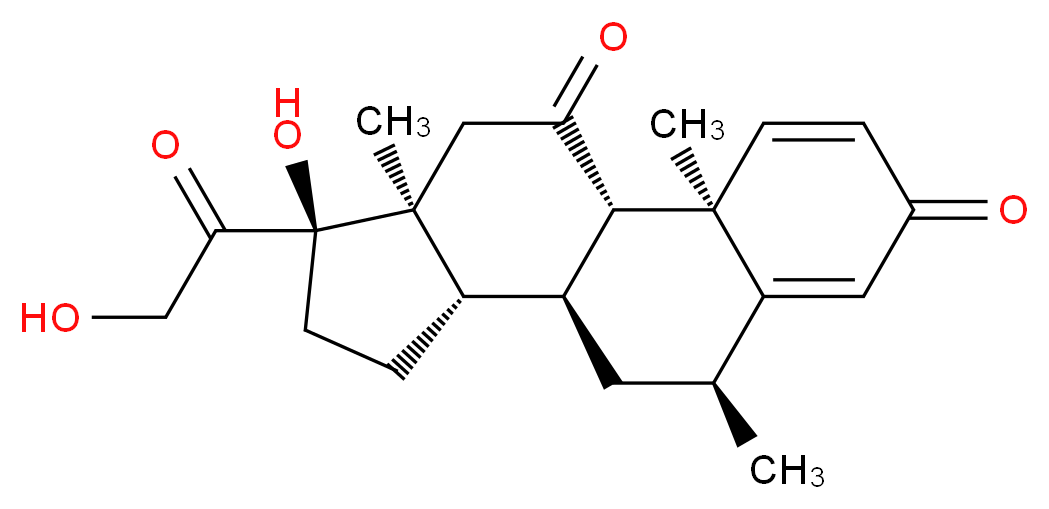 6α-Methyl Prednisone_Molecular_structure_CAS_91523-05-6)