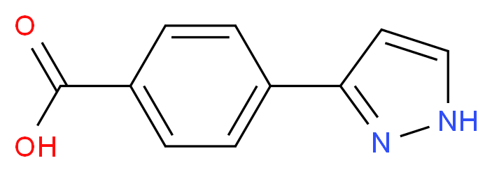 4-(1H-Pyrazol-5-yl)benzoic acid_Molecular_structure_CAS_208511-67-5)