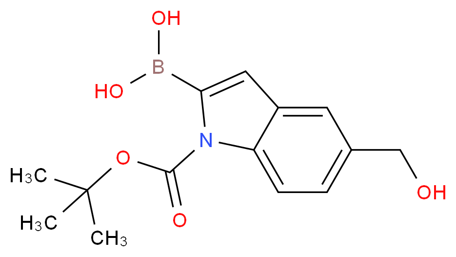 1-Boc-5-methoxyindole-2-boronic acid_Molecular_structure_CAS_290331-71-4)