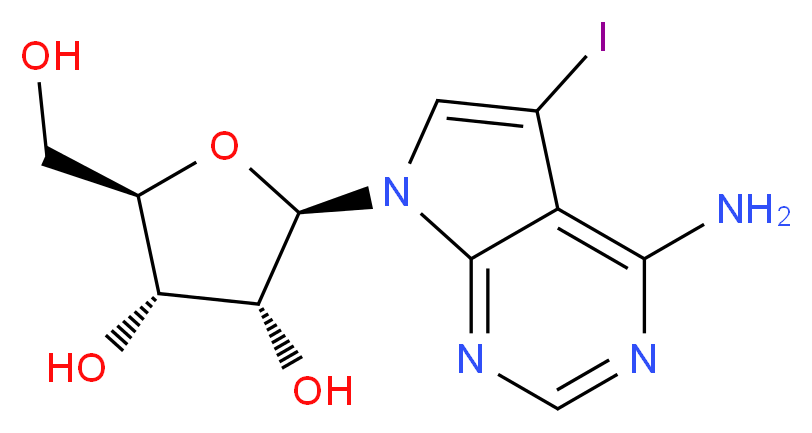 5-Iodotubericidin_Molecular_structure_CAS_24386-93-4)