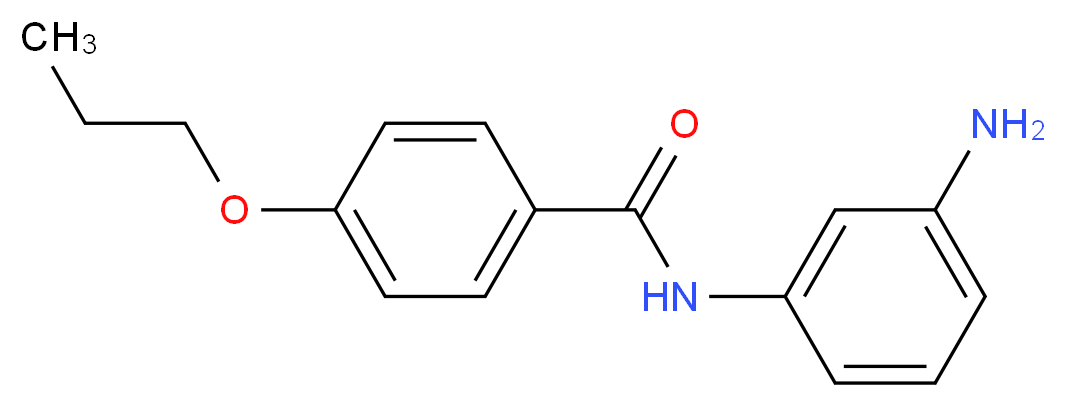 N-(3-Aminophenyl)-4-propoxybenzamide_Molecular_structure_CAS_)