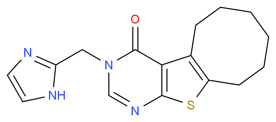 3-(1H-imidazol-2-ylmethyl)-5,6,7,8,9,10-hexahydrocycloocta[4,5]thieno[2,3-d]pyrimidin-4(3H)-one_Molecular_structure_CAS_)