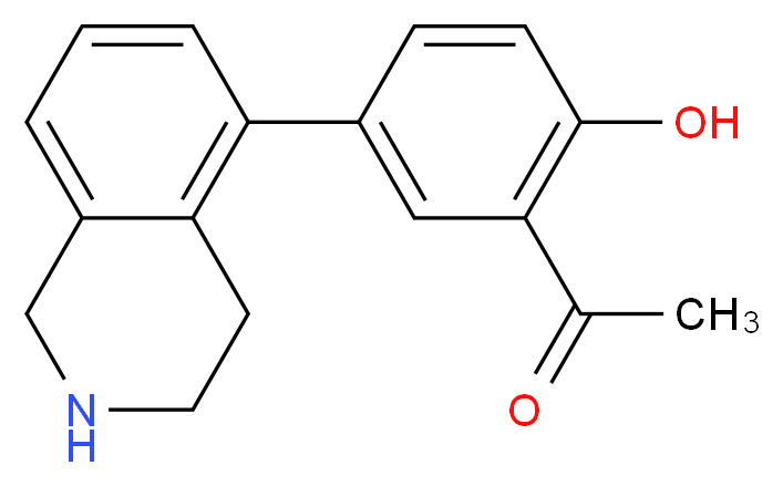 1-[2-hydroxy-5-(1,2,3,4-tetrahydroisoquinolin-5-yl)phenyl]ethanone_Molecular_structure_CAS_)