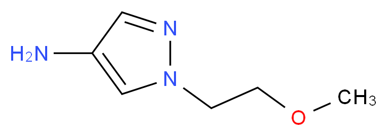 1-(2-methoxyethyl)-1H-pyrazol-4-amine_Molecular_structure_CAS_)