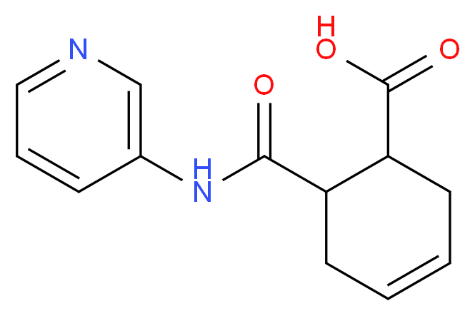 6-(Pyridin-3-ylcarbamoyl)-cyclohex-3-enecarboxylic acid_Molecular_structure_CAS_)