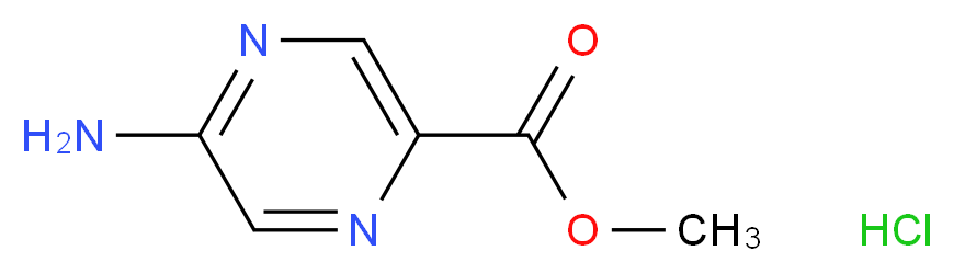 5-Aminopyrazine-2-carboxylic acid methyl ester hydrochloride_Molecular_structure_CAS_13924-94-2)