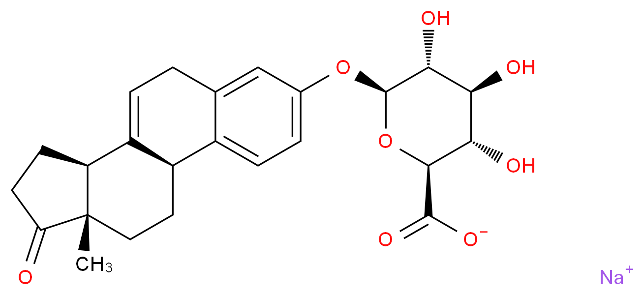 Equilin 3-O-β-D-Glucuronide Sodium Salt_Molecular_structure_CAS_27610-12-4)