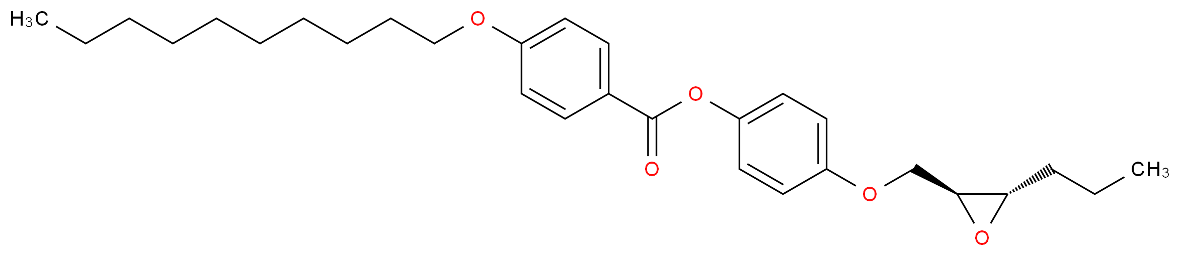 4-[(S,S)-2,3-Epoxyhexyloxy]phenyl 4-(decyloxy)benzoate_Molecular_structure_CAS_107133-34-6)