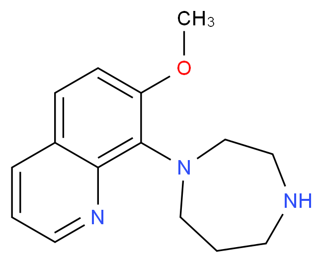 8-(1,4-DIAZEPAN-1-YL)-7-METHOXYQUINOLINE_Molecular_structure_CAS_1226694-16-1)