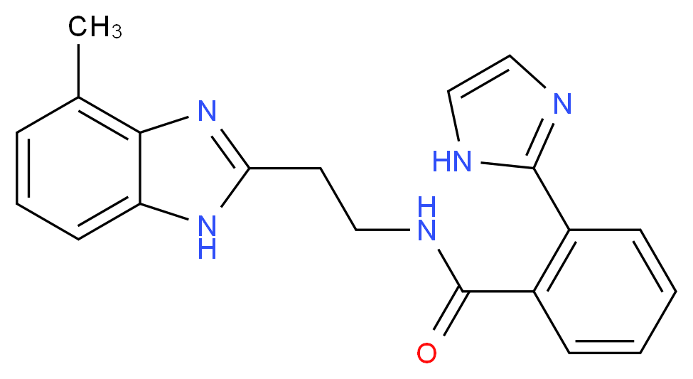 2-(1H-imidazol-2-yl)-N-[2-(4-methyl-1H-benzimidazol-2-yl)ethyl]benzamide_Molecular_structure_CAS_)