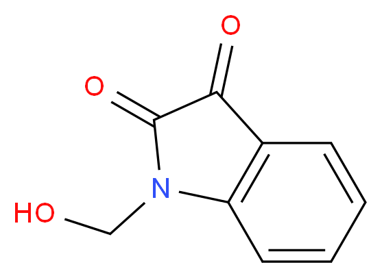 1-Hydroxymethyl-1H-indole-2,3-dione_Molecular_structure_CAS_50899-59-7)