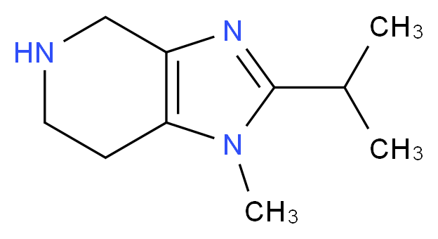 1-methyl-2-(propan-2-yl)-1H,4H,5H,6H,7H-imidazo[4,5-c]pyridine_Molecular_structure_CAS_)