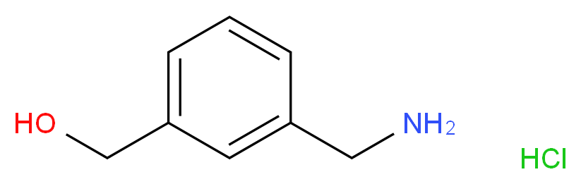 [3-(Aminomethyl)phenyl]methanol hydrochloride_Molecular_structure_CAS_)