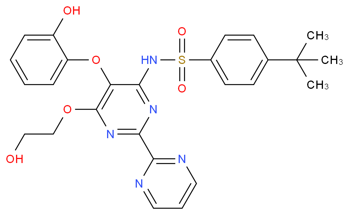 Desmethyl Bosentan_Molecular_structure_CAS_253688-61-8)