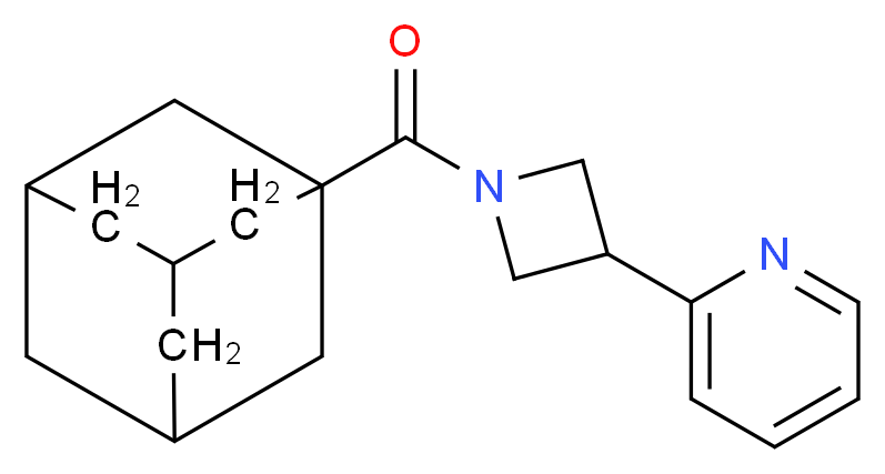 2-[1-(1-adamantylcarbonyl)-3-azetidinyl]pyridine_Molecular_structure_CAS_)