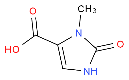 3-Methyl-2-oxo-2,3-dihydro-1H-imidazole-4-carboxylic acid_Molecular_structure_CAS_17245-60-2)