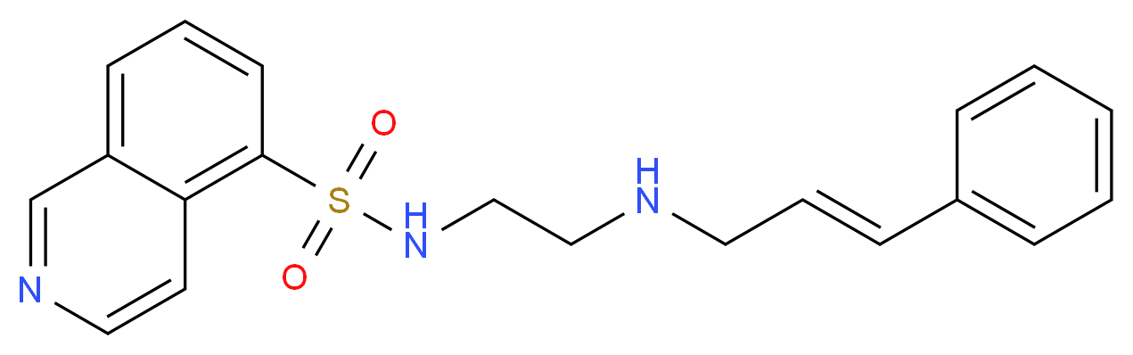 N-[2-(p-Cinnamylamino)ethyl]-5-isoquinolone Sulfonamide_Molecular_structure_CAS_130964-40-8)