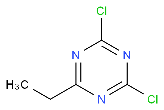 2,4-Dichloro-6-ethyl-1,3,5-triazine_Molecular_structure_CAS_698-72-6)