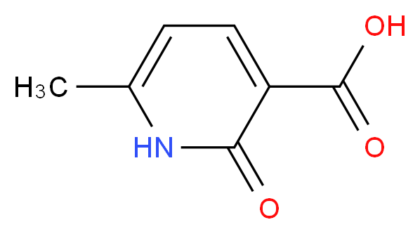 6-Methyl-2-oxo-1,2-dihydropyridine-3-carboxylic acid_Molecular_structure_CAS_)