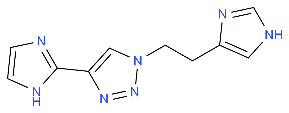 4-(1H-imidazol-2-yl)-1-[2-(1H-imidazol-4-yl)ethyl]-1H-1,2,3-triazole_Molecular_structure_CAS_)