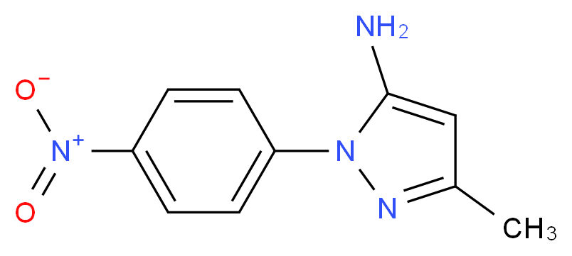 3-methyl-1-(4-nitrophenyl)-1H-pyrazol-5-amine_Molecular_structure_CAS_16459-47-5)