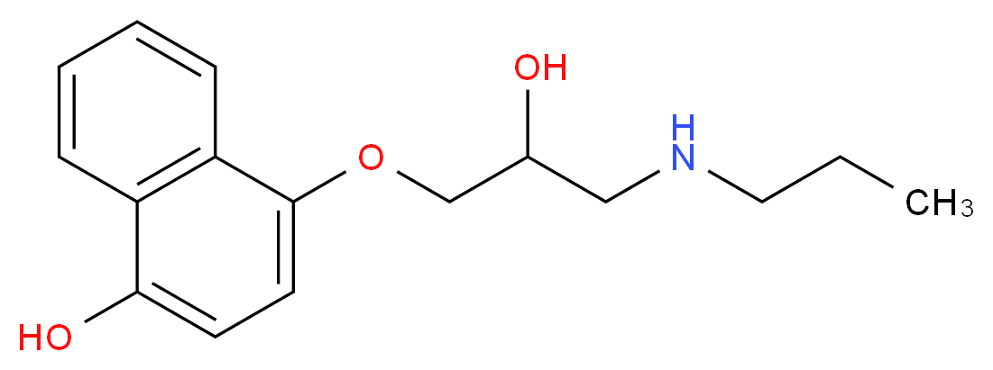 rac-4-Hydroxy Propranolol Hydrochloride_Molecular_structure_CAS_14133-90-5)