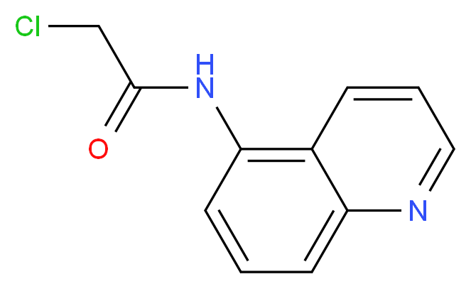 2-chloro-N-5-quinolinylacetamide_Molecular_structure_CAS_121221-08-7)