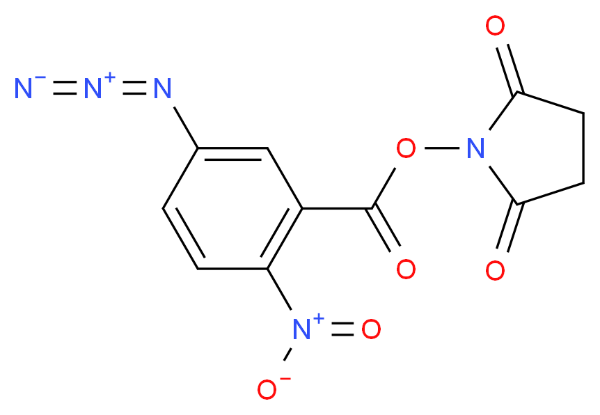 5-Azido-2-nitrobenzoic acid N-hydroxysuccinimide ester_Molecular_structure_CAS_60117-35-3)