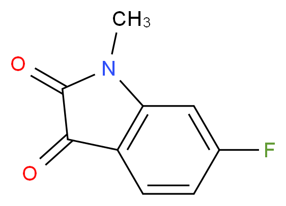 6-fluoro-1-methyl-2,3-dihydro-1H-indole-2,3-dione_Molecular_structure_CAS_)