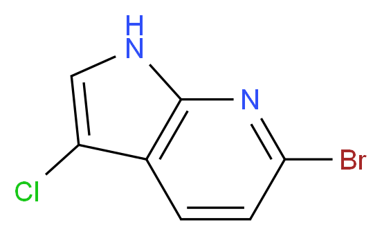 6-Bromo-3-chloro-1H-pyrrolo[2,3-b]pyridine_Molecular_structure_CAS_1190321-31-3)