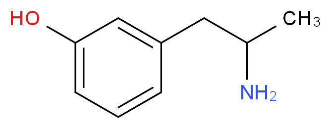 3-(2-aminopropyl)phenol_Molecular_structure_CAS_)