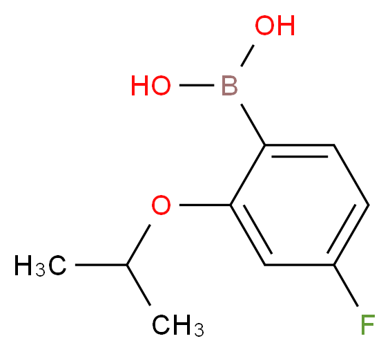 4-Fluoro-2-isopropoxyphenylboronic acid_Molecular_structure_CAS_480438-59-3)