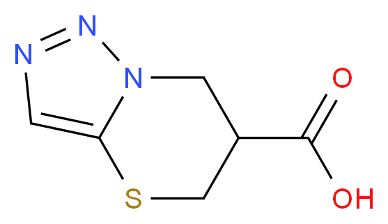 5H,6H,7H-[1,2,3]triazolo[4,3-b][1,3]thiazine-6-carboxylic acid_Molecular_structure_CAS_)