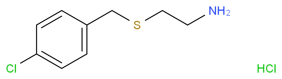 2-[(4-chlorobenzyl)thio]ethanamine hydrochloride_Molecular_structure_CAS_)