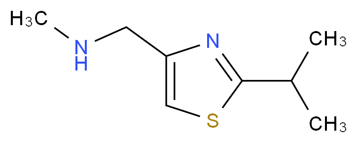 2-Isopropyl-4-(methylaminomethyl)thiazole_Molecular_structure_CAS_154212-60-9)