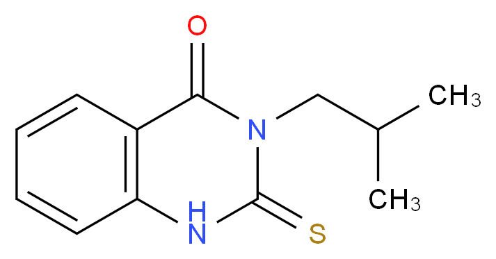 3-Isobutyl-2-thioxo-2,3-dihydro-4(1H)-quinazolinone_Molecular_structure_CAS_)