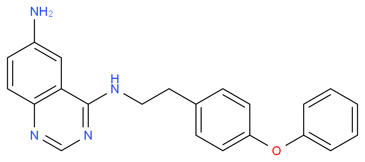 6-Amino-4-(4-phenoxyphenylethylamino)quinazoline_Molecular_structure_CAS_545380-34-5)