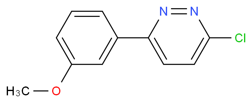 3-Chloro-6-(3-methoxyphenyl)pyridazine_Molecular_structure_CAS_)