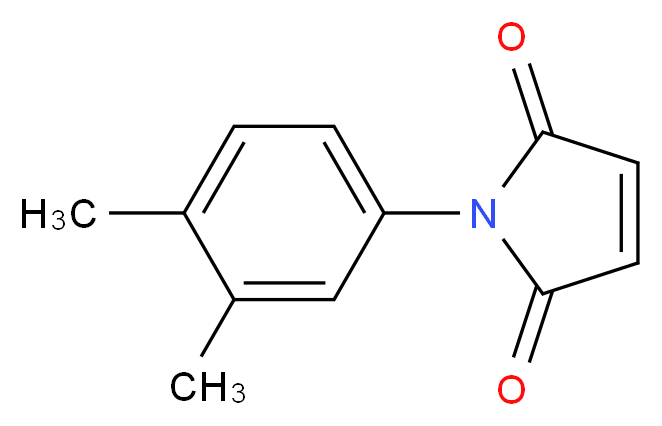 1-(3,4-Dimethylphenyl)-1H-pyrrole-2,5-dione_Molecular_structure_CAS_)