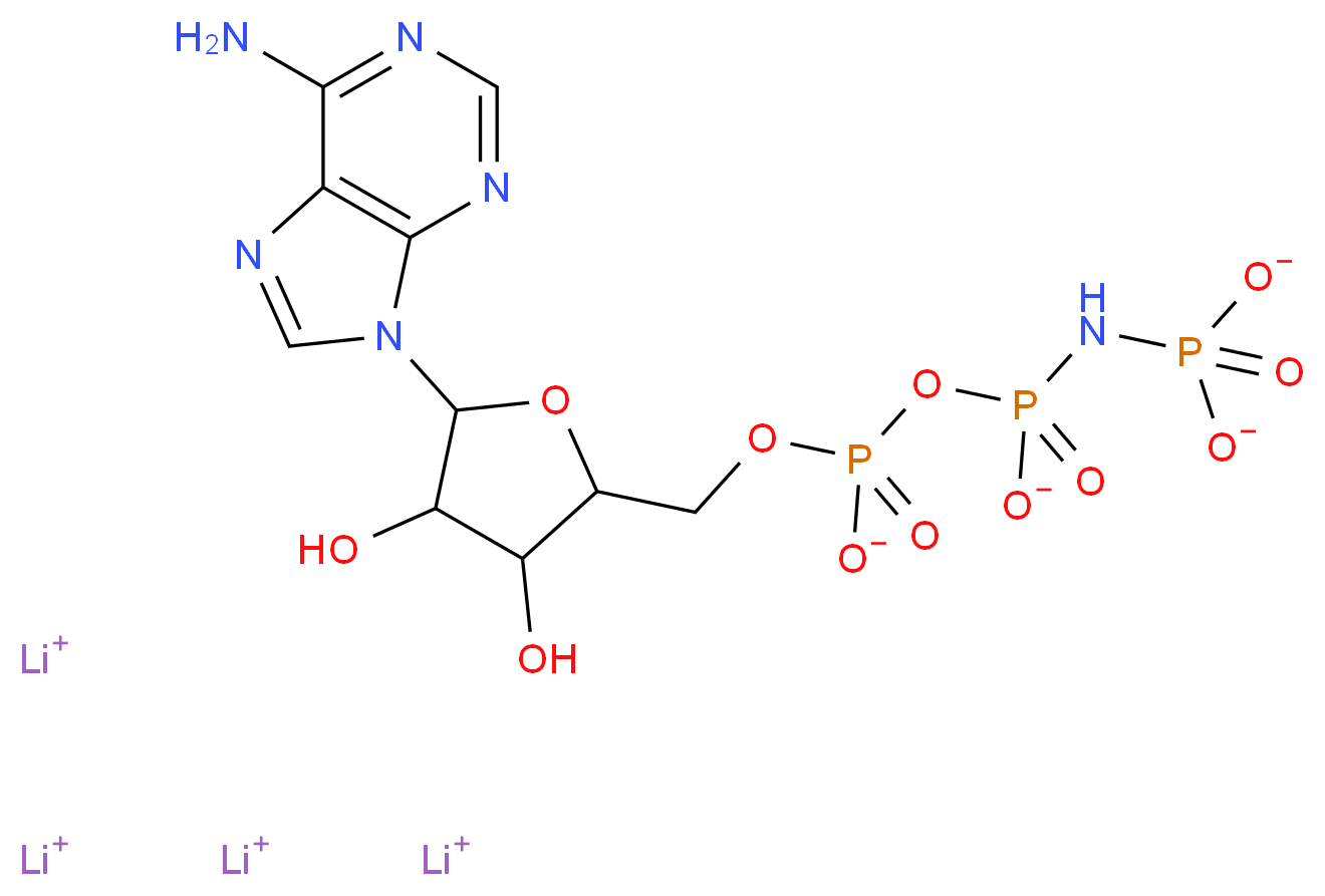 5'-ADENYLYL-&beta;,&gamma;-IMIDODIPHOSPHATE_Molecular_structure_CAS_72957-42-7)