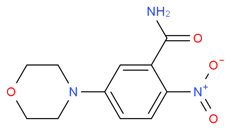 5-Morpholino-2-nitrobenzenecarboxamide_Molecular_structure_CAS_)