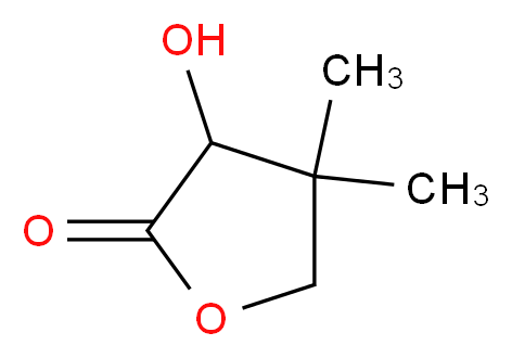 3-hydroxy-4,4-dimethyldihydrofuran-2(3H)-one_Molecular_structure_CAS_)