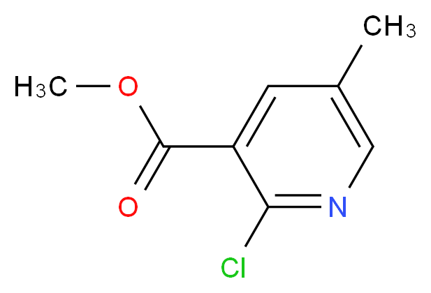 Methyl 2-chloro-5-methylnicotinate_Molecular_structure_CAS_65169-43-9)