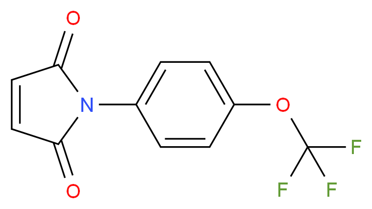 1-[4-(Trifluoromethoxy)phenyl]-1H-pyrrole-2,5-dione_Molecular_structure_CAS_68255-58-3)