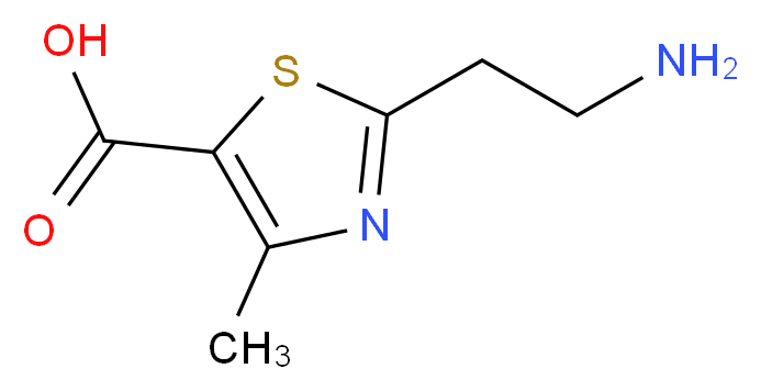 2-(2-aminoethyl)-4-methyl-1,3-thiazole-5-carboxylic acid_Molecular_structure_CAS_915921-10-7)